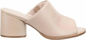 Bruno Menegatti Womens Norah Leather Mule Sandal In Nude