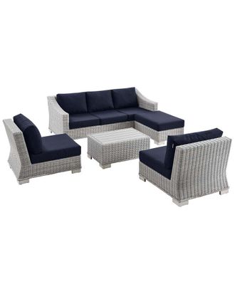 ModWay Conway 5-Piece Outdoor Patio Rattan Furniture Set