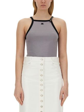 Courrèges Tops With Logo