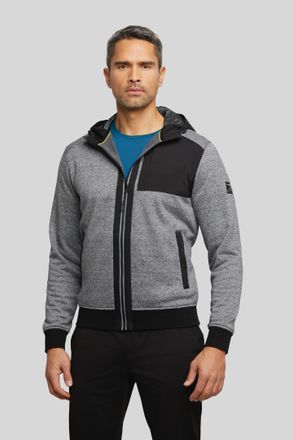 Bugatti Sweatjacke mit Kapuze