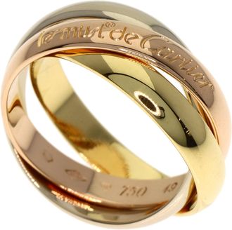 Cartier Trinity Yellow Gold (18K) Pink Gold (18K) White Gold (18K) Band Ring (Pre-Owned)