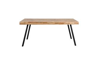 White Label Mesa 180x90cm en madera beige