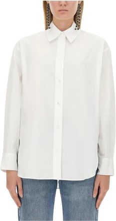 Isabel Marant Dames, Blouses & Shirts, Wit, Maat: M Katoen