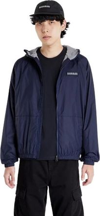 Napapijri Morgex Parka - Heren - Windbreakers - Blauw - M - Fitness