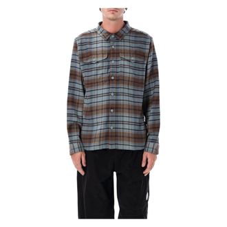 Patagonia Fitness, Heren, Veelkleurig, L, Katoen, Fjord Flanellen Shirt