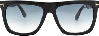 Tom Ford Morgan Gradient Blue Browline Unisex Sunglasses FT0513 01W 57