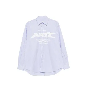 Arte Logo-print Striped Shirt