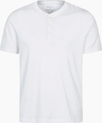 Mountain Warehouse Mens Mountain Warehouse Mens Hasst Organic T-Shirt - White - Size: 44