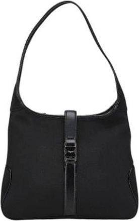 Ferragamo Pre-owned Shoulder Bags, female, Black, Size: ONE SIZE Pre-owned Leather shoulder-bags