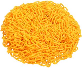 vidaXL Cadena De Advertencia Pl&aacute;stico Amarillo 100 M &Oslash;6 Mm Vidaxl