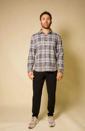 Fundamental Coast Nazare Ranch Flannel Shirt In Sailor