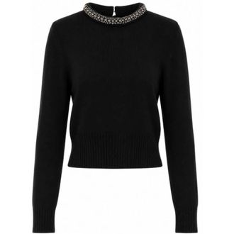 Pinko Berlino Jumper - female - PINKO - Round-neck Knitwear - Black - XS - Knitwear