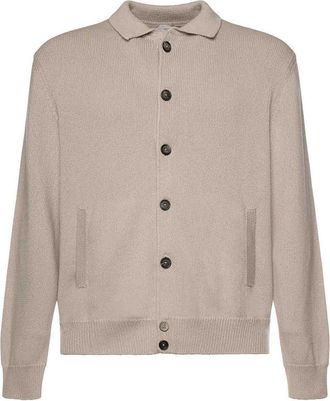 Eleventy Cotton And Silk Cardigan