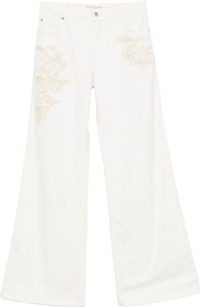 Ermanno Scervino geborduurde denimjeans