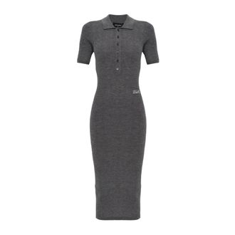 Dsquared2 Dames, Jurken, Grijs, Maat: M Wol