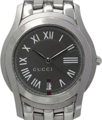 Gucci Pre-owned Watches, male, Gray, Size: ONE SIZE Pre-owned Vintage Wristwatch