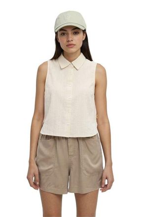 tentree Robins Shirt in White Oak at Nordstrom, Size X-Small