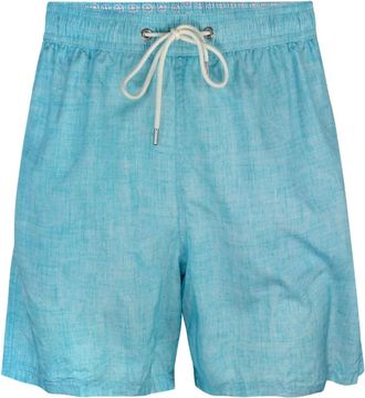 Paul & Shark Badmode, Heren, Blauw, M, Polyester, Elastische Taille Strandkleding