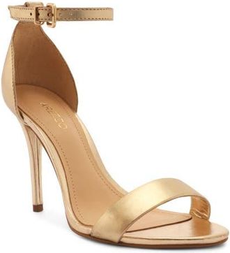 Arezzo Isabelli Ankle Strap Sandal in Platino at Nordstrom, Size 8.5