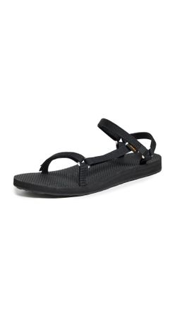 Teva ORIGINAL UNIVERSAL SLIM Womens Walking Sandals in Black - 8 UK