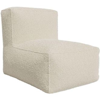 Vente-Unique Vente-unique - Poltrona in Tessuto bouclette Beige - noumara