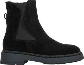 Estro & Luminara Enkellaarsjes - Dames - Schoenen - Zwart - Maat: 41 EU Leer