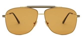 Tom Ford FT1017 JADEN 30E Mens Sunglasses Gold Size 60