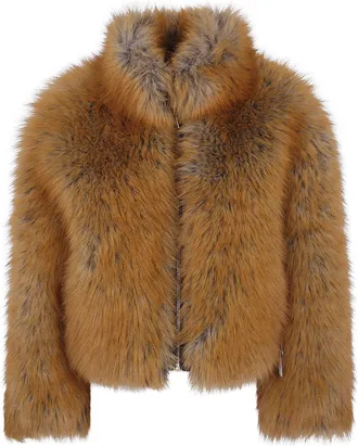 DRHOPE Faux Fur Jacket 9090.Eko Fo1 Red
