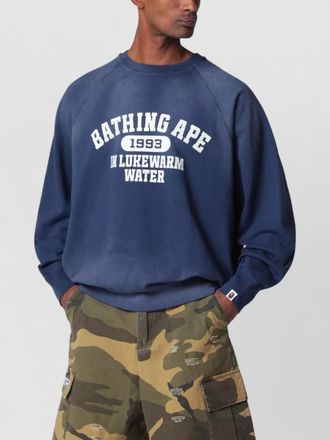 A Bathing Ape crew neck sweater raglan sleeves detail