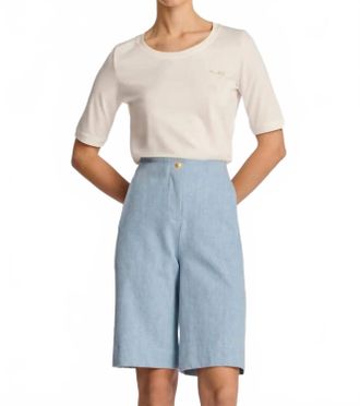 Weill Fadili Bermuda Short In Denim
