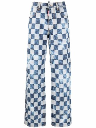 Dsquared2 Jeans met wijde pijpen - Blauw