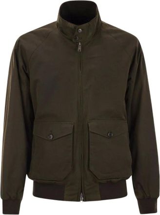 Baracuta G9 Waxed Pocket - Jackets - Hombre - Verde - XS