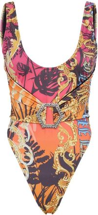Philipp Plein Badmode, Dames, Veelkleurig, M, Polyester, Monokini Broches