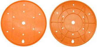 OEM Accesorios De Drenaje Para Macetas De Plantas Naranjas