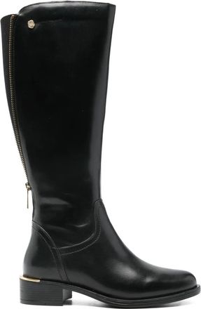Carmela zip-detail boots - women - Leather/Leather/Rubber - 39 - Black