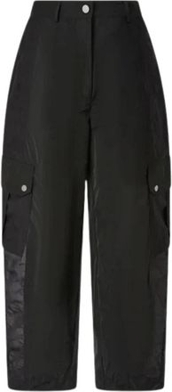 Pinko Romey Broek - Dames - Broeken - Zwart - S - Organza - Broeken