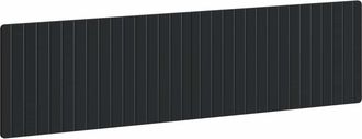 vidaXL Cabecero Montada En La Pared Zwolle Negro Madera De Ingenier&iacute;a Vidaxl
