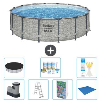 Bestway Piscina Bestway Steel Pro Max Redonda - 488x122 Cm - 8-piezas S599