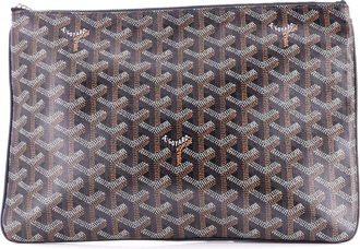 Goyard Senat Zip Pouch Coated Canvas MM