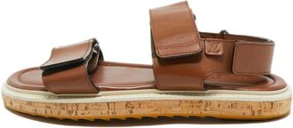 Louis Vuitton Sandali in pelle di vitello - Marrone
