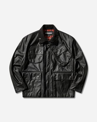 Neighborhood Men s Coated Field Jacket Black