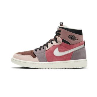 Nike Jordan 1 High Zoom Cmft - unisex - Sport - Veelkleurig - Maat: 35 1/2 EU Leer