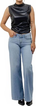 Joe's Lou Lou Low Rise Wide Leg Jean In Delightful