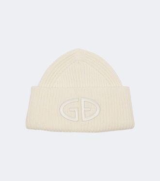Goldbergh Valerie embroidered ribbed-knit beanie