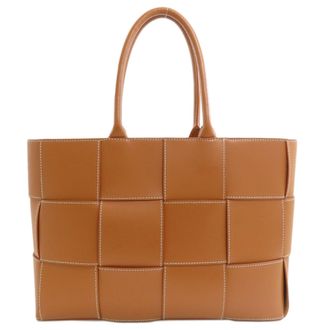 Bottega Veneta Brown Leather Tote Bag (Pre-Owned)