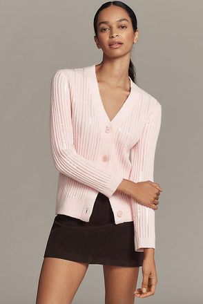 endless rose V-Neck Sequin Cardigan Sweater