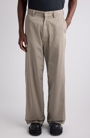Balenciaga Cotton Workwear Pants in 9509 New Beige at Nordstrom, Size 30 Us