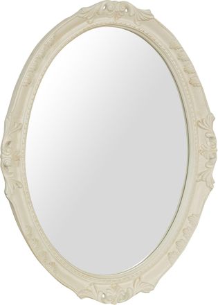 Biscottini International Biscottini - Espejo De Pared De Madera Acabado Blanco Antiguo Hecho En Italia