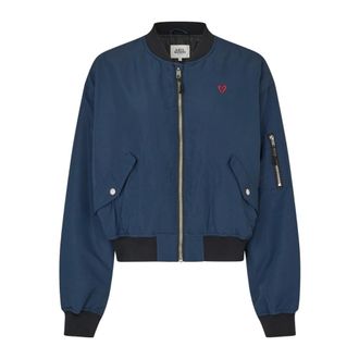 Lollys Laundry Liw Bomber Jacket - - Jackets - Donna - Blu - L