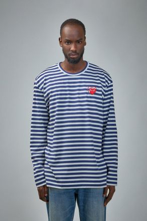 Comme Des Gar&ccedil;ons T-Shirt Metalstone Emblem Metalstone Heart